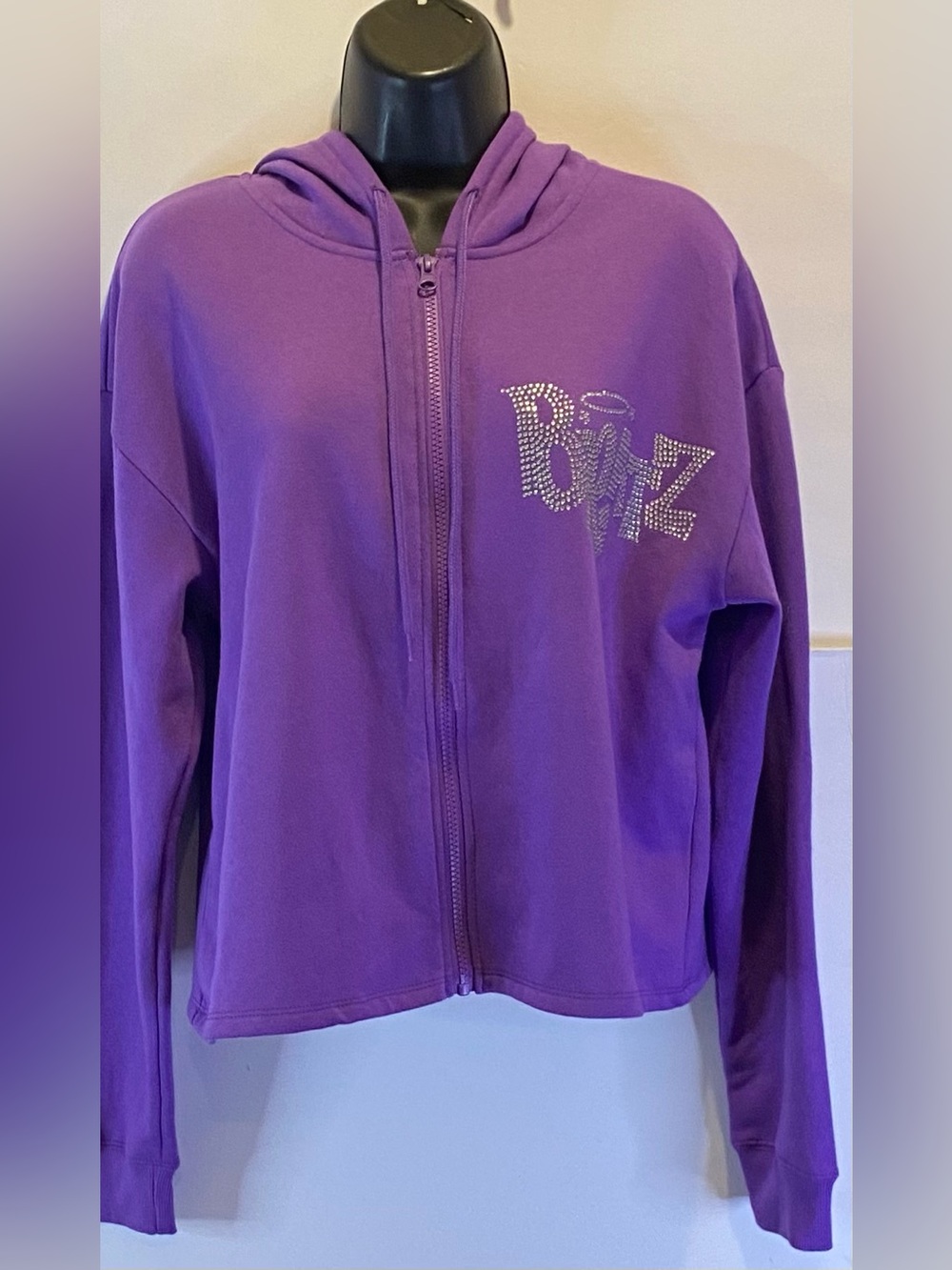 BRATZ 💜Purple Rhinestone Zip Hoodie - Undisclosed Brand💜✨💜